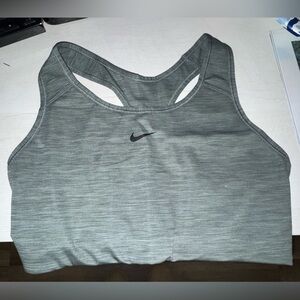 Nike Women's Heathered Gray Sports Bra